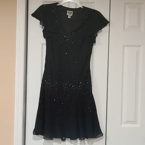 R&M Richards black dress, size 14P